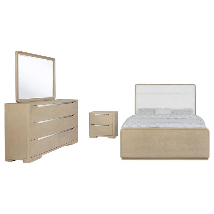Ladera 4-piece Eastern King Bedroom Set Light Elm - 225081KE-S4