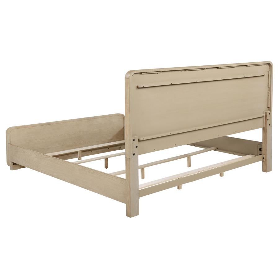 Ladera 4-piece Eastern King Bedroom Set Light Elm - 225081KE-S4