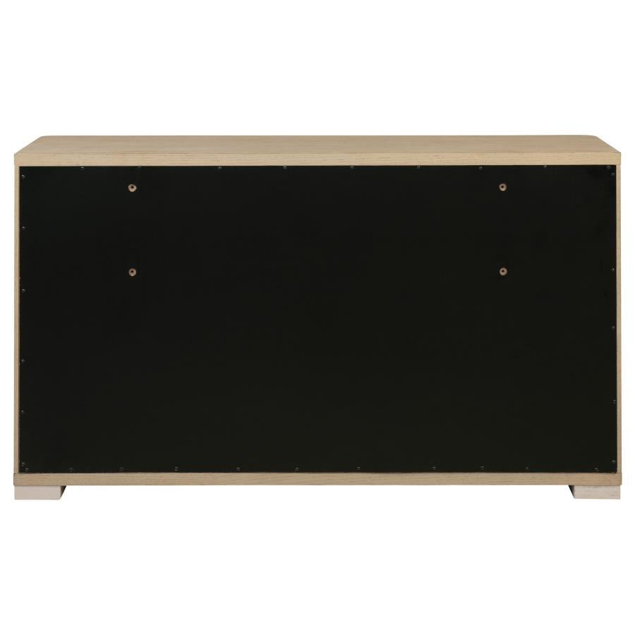 Ladera 6-drawer Bedroom Dresser Light Elm - 225083