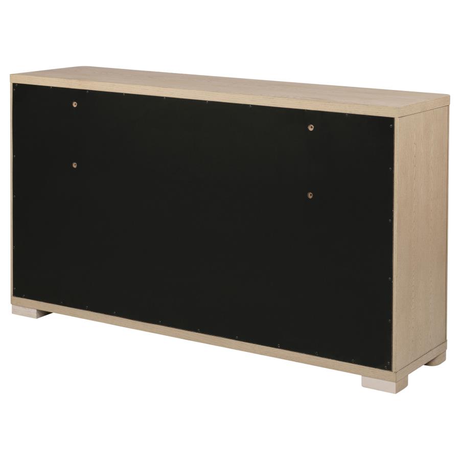 Ladera 6-drawer Bedroom Dresser Light Elm - 225083