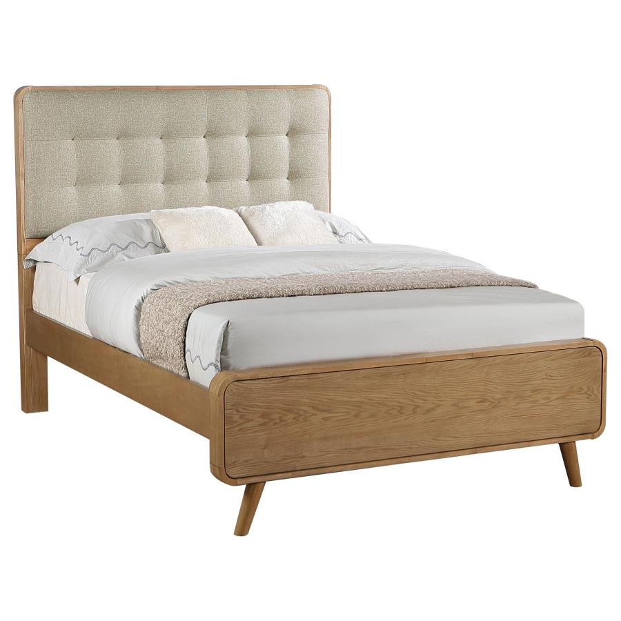 Robyn Wood Full Platform Bed Light Ash - 225091F