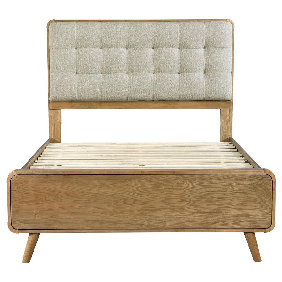 Robyn Wood Full Platform Bed Light Ash - 225091F
