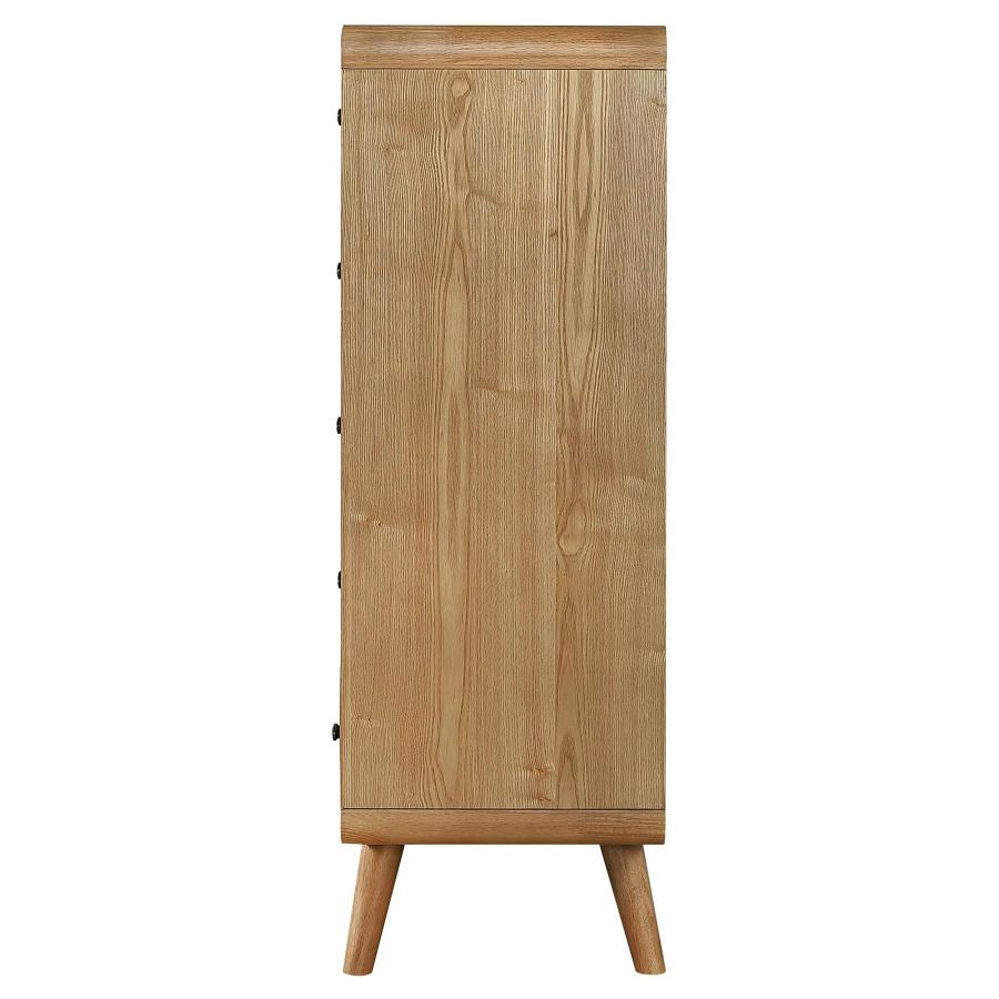 Robyn 5-drawer Bedroom Chest of Drawers Light Ash - 225095