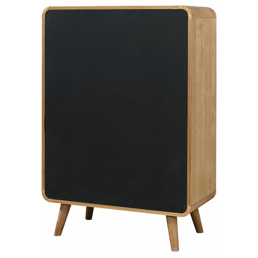 Robyn 5-drawer Bedroom Chest of Drawers Light Ash - 225095