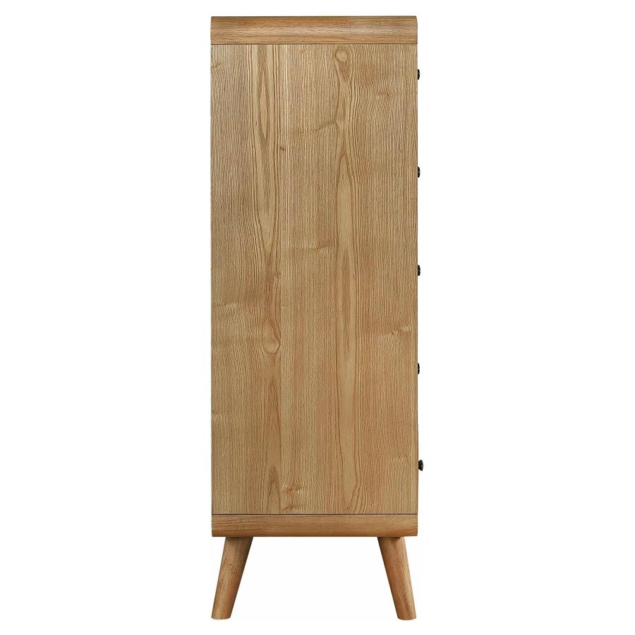 Robyn 5-drawer Bedroom Chest of Drawers Light Ash - 225095