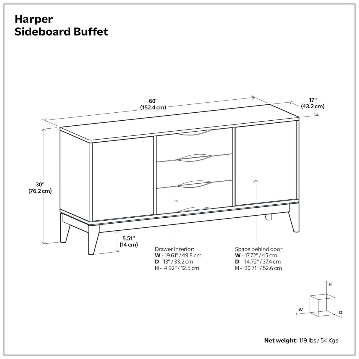 Harper - Sideboard Buffet