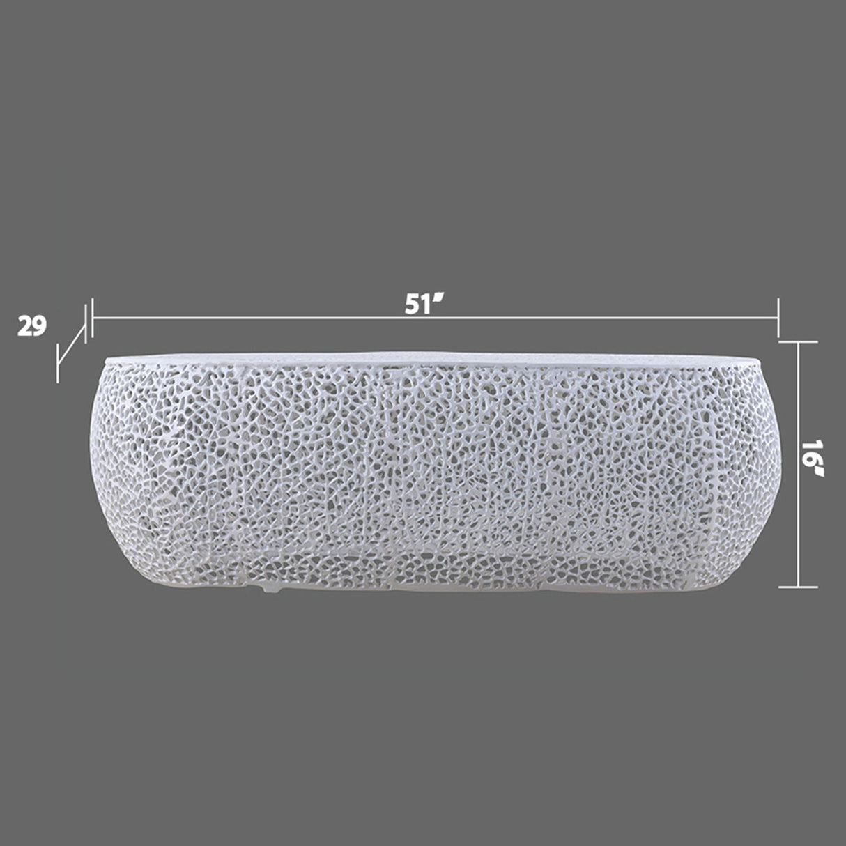 T3601 - Oval Coffee Table