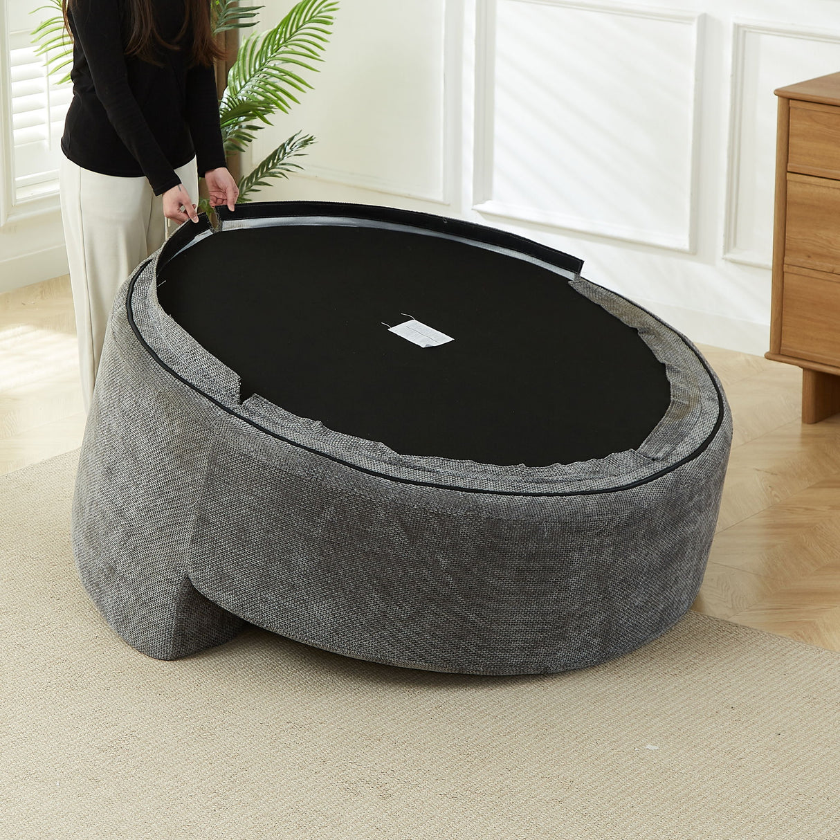 Single 360 Degree Swivel Chair For Living Room