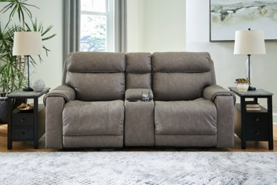 Starbot 3-Piece Power Reclining Sectional Loveseat with Console - 23501S2