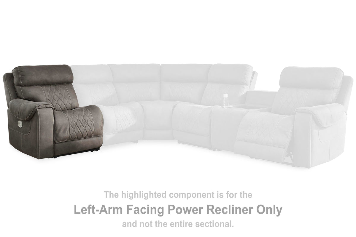 Hoopster Left-Arm Facing Power Recliner - 2370358