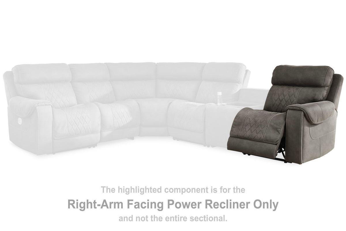 Hoopster Right-Arm Facing Power Recliner - 2370362