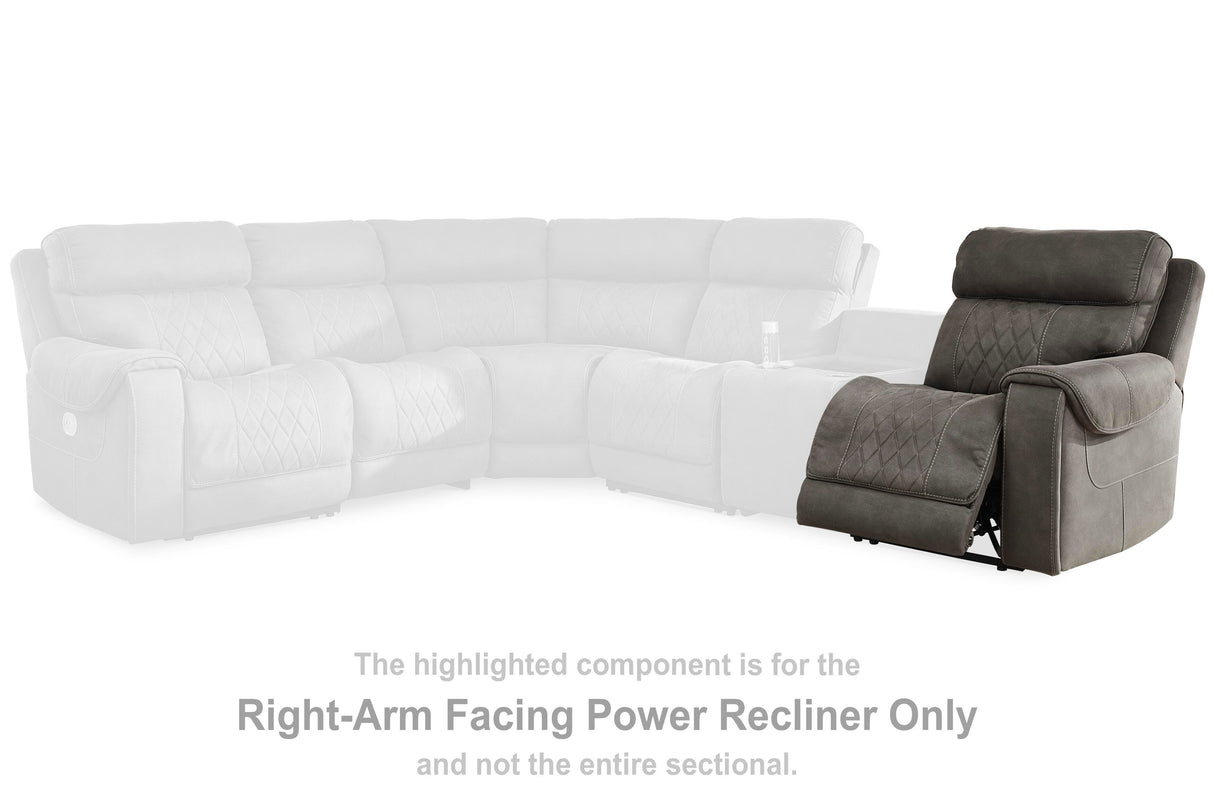 Hoopster Right-Arm Facing Power Recliner - 2370362