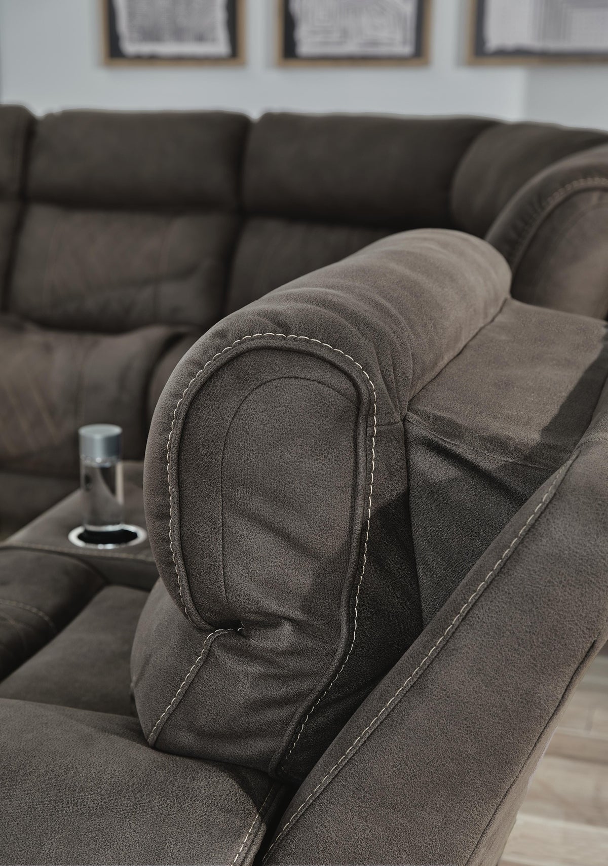 Hoopster Left-Arm Facing Power Recliner - 2370358