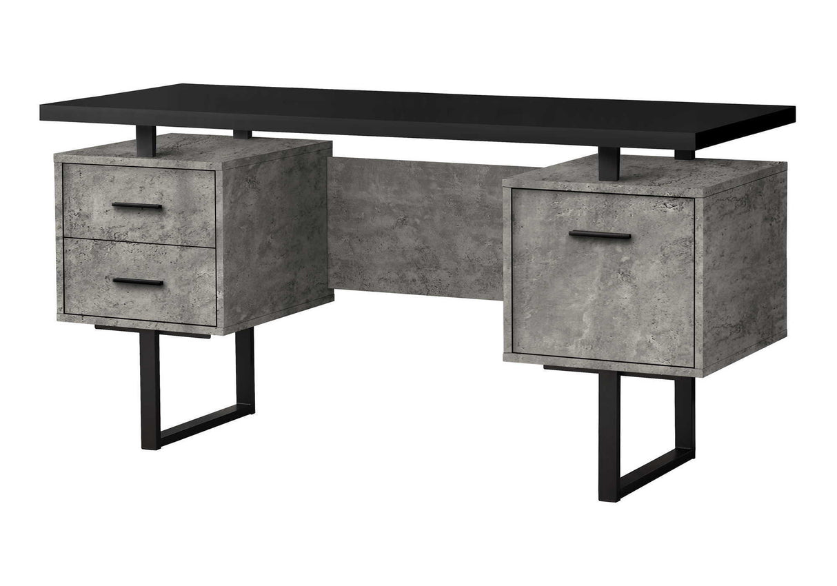 Computer Desk For Home Office, Laptop, Left, Right Set - Up, Storage Drawers, Contemporary & Modern