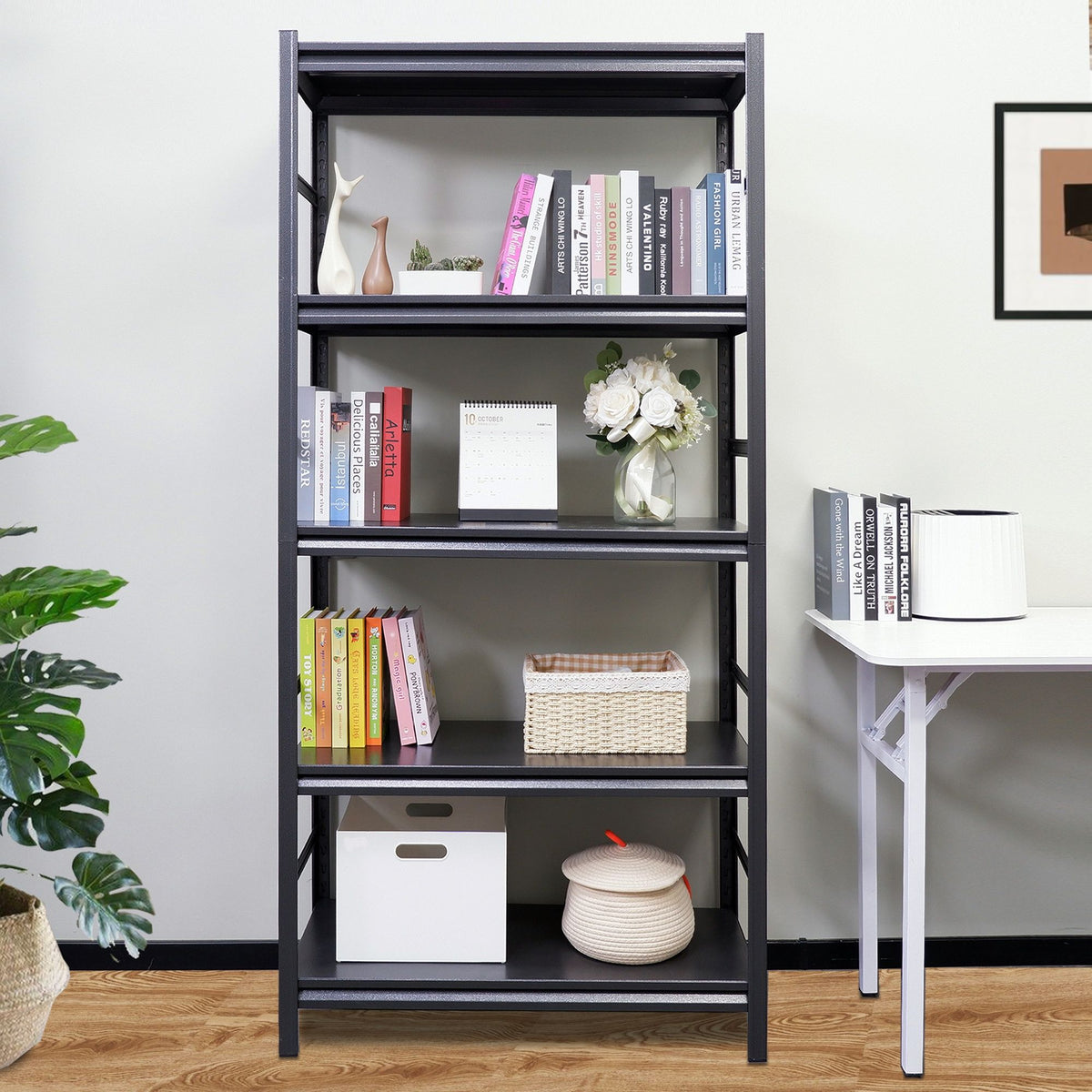 5 Tier Heavy Duty Shelving Unit Adjustable Shelving