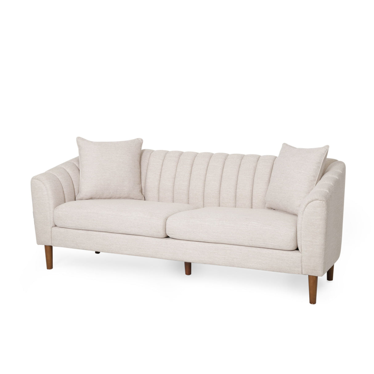 Contemporary 3 Seater Sofa With Accents