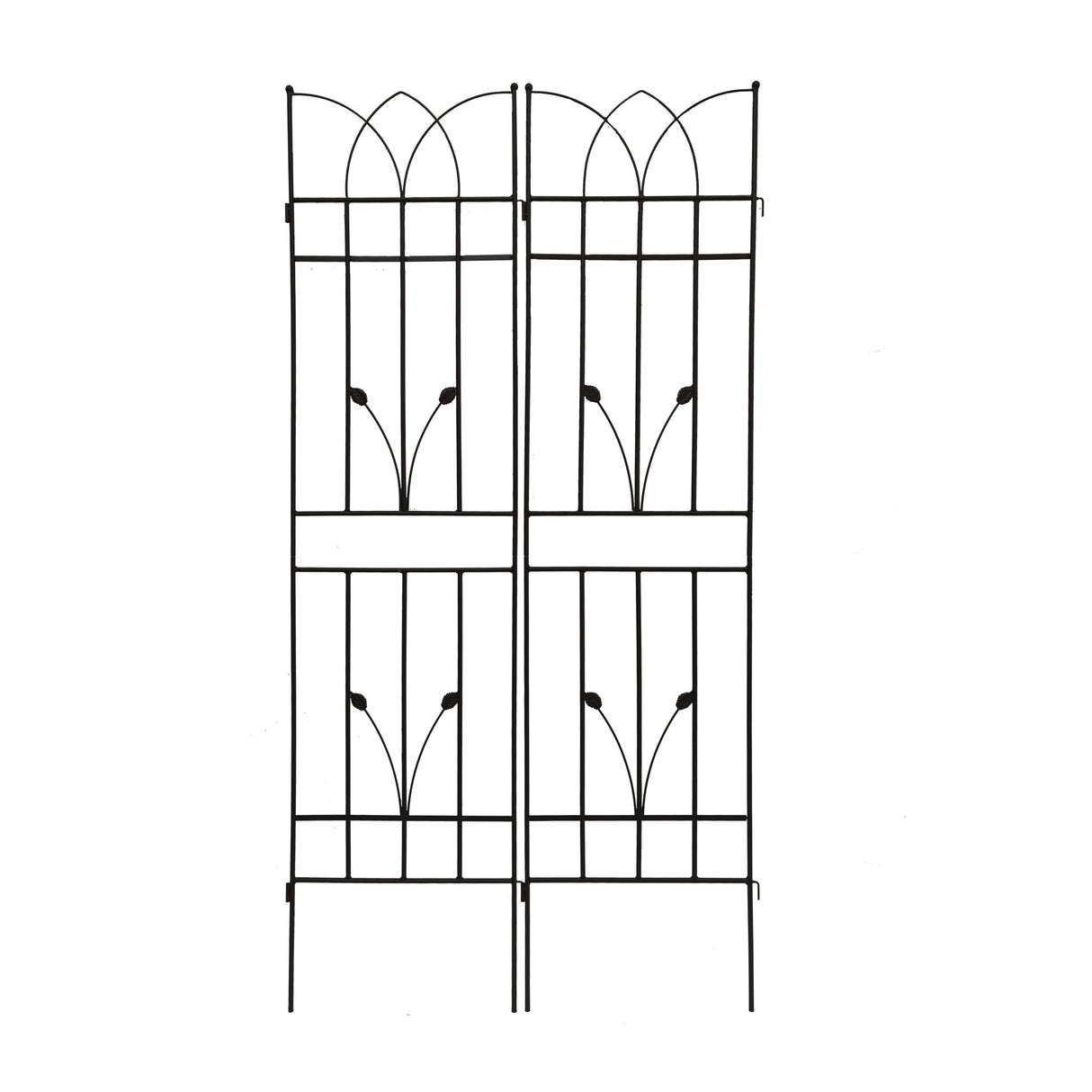 Metal Garden Trellis Rustproof For Climbing Plants Outdoor Flower Support