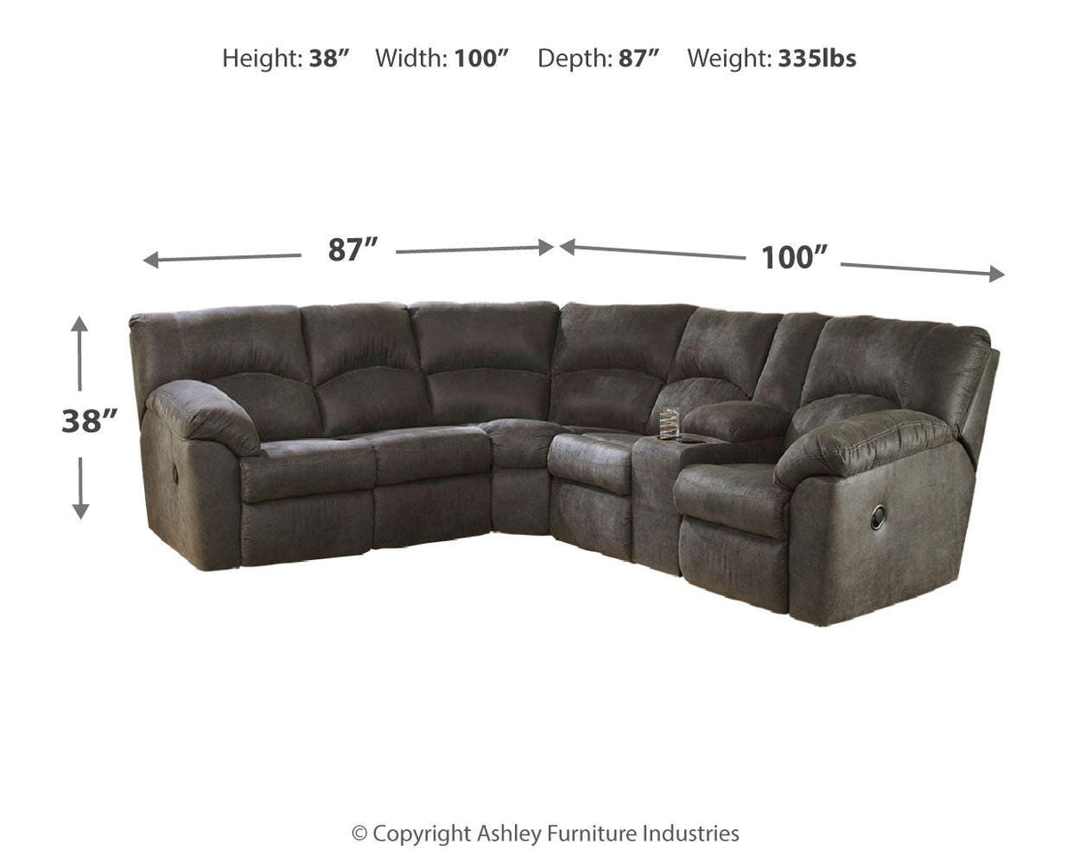 Tambo 2-Piece Sectional with Recliner - 27801U1