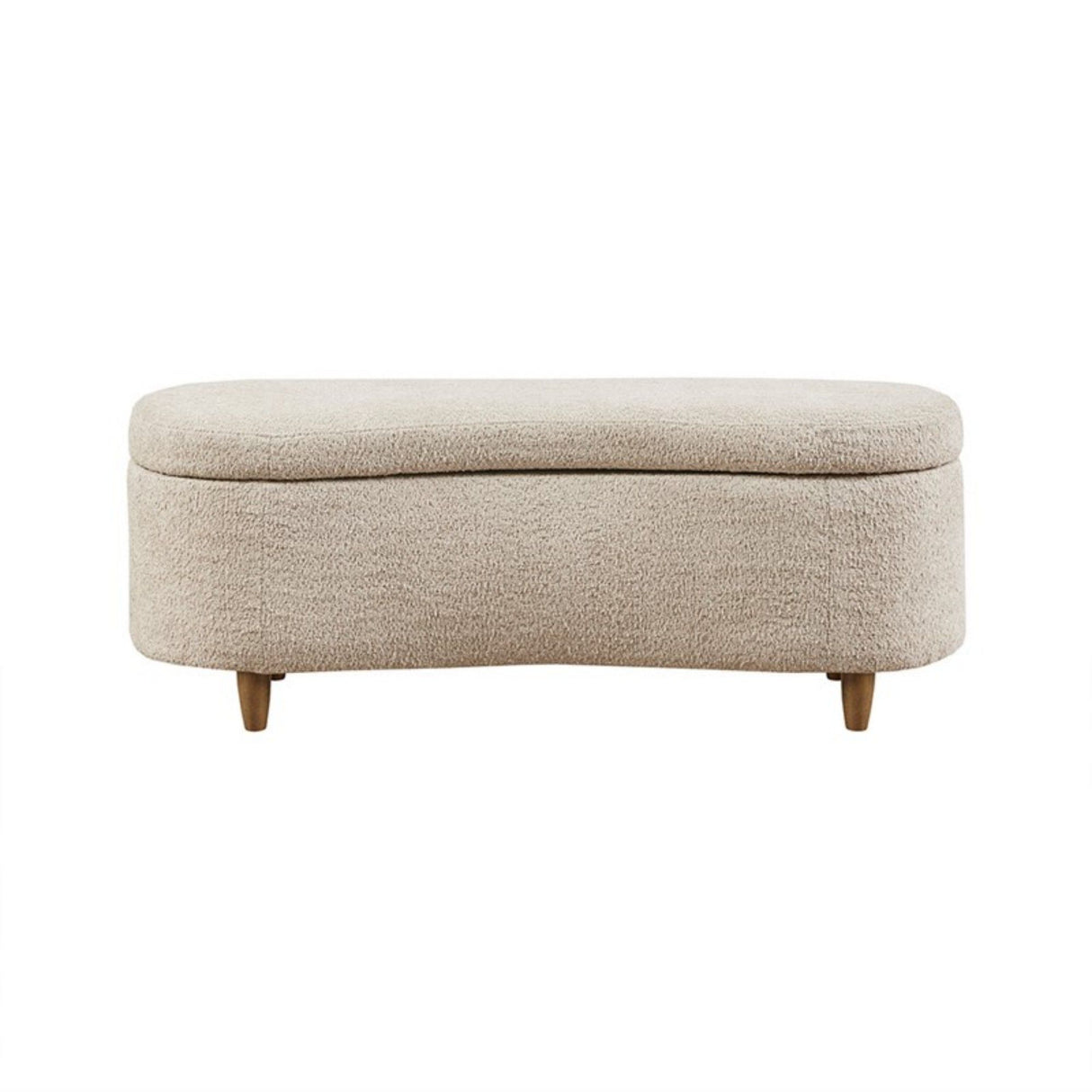 Bailey - Flip Top Storage Bench - Taupe
