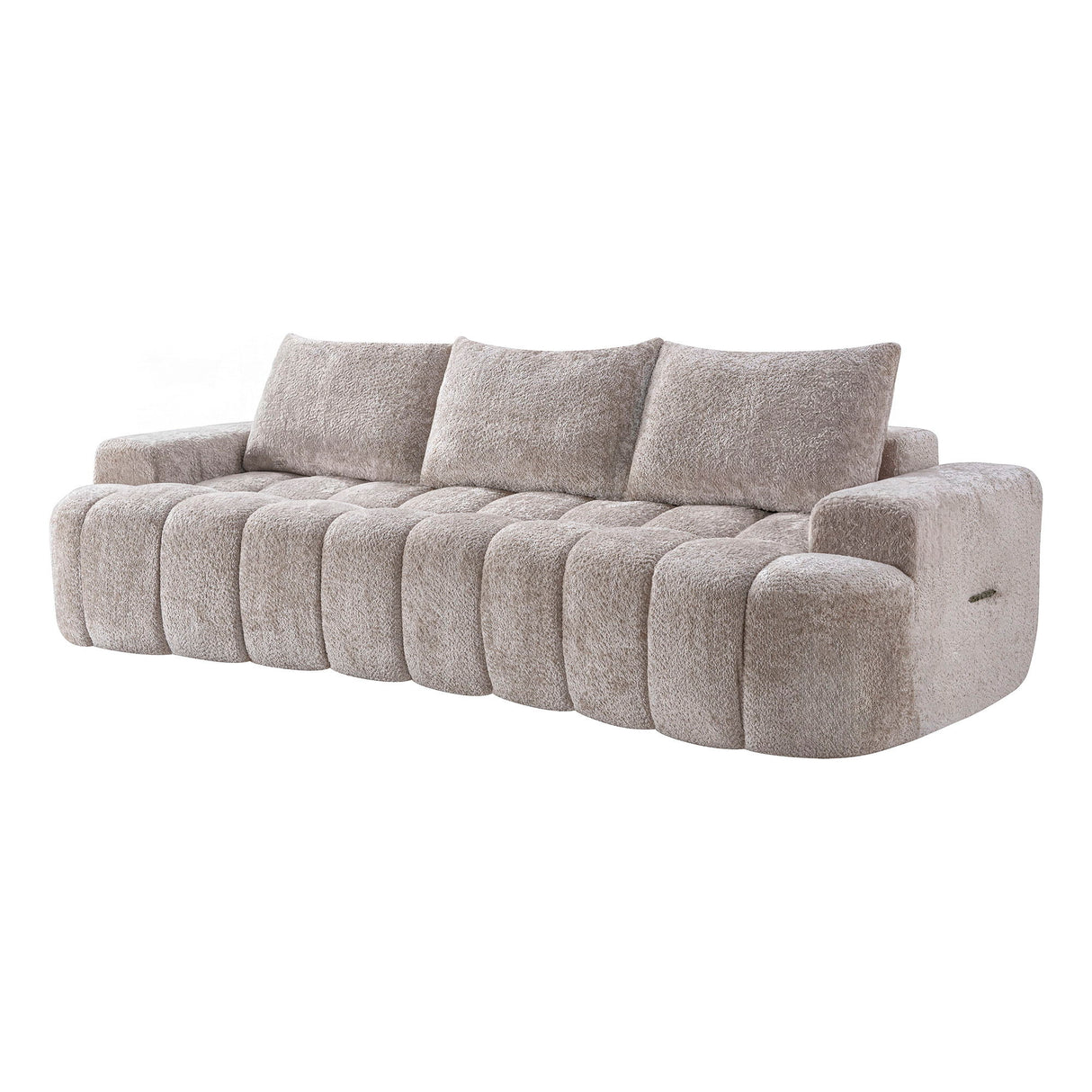 Extra Large Curved Front Compressed Sectional Sofa