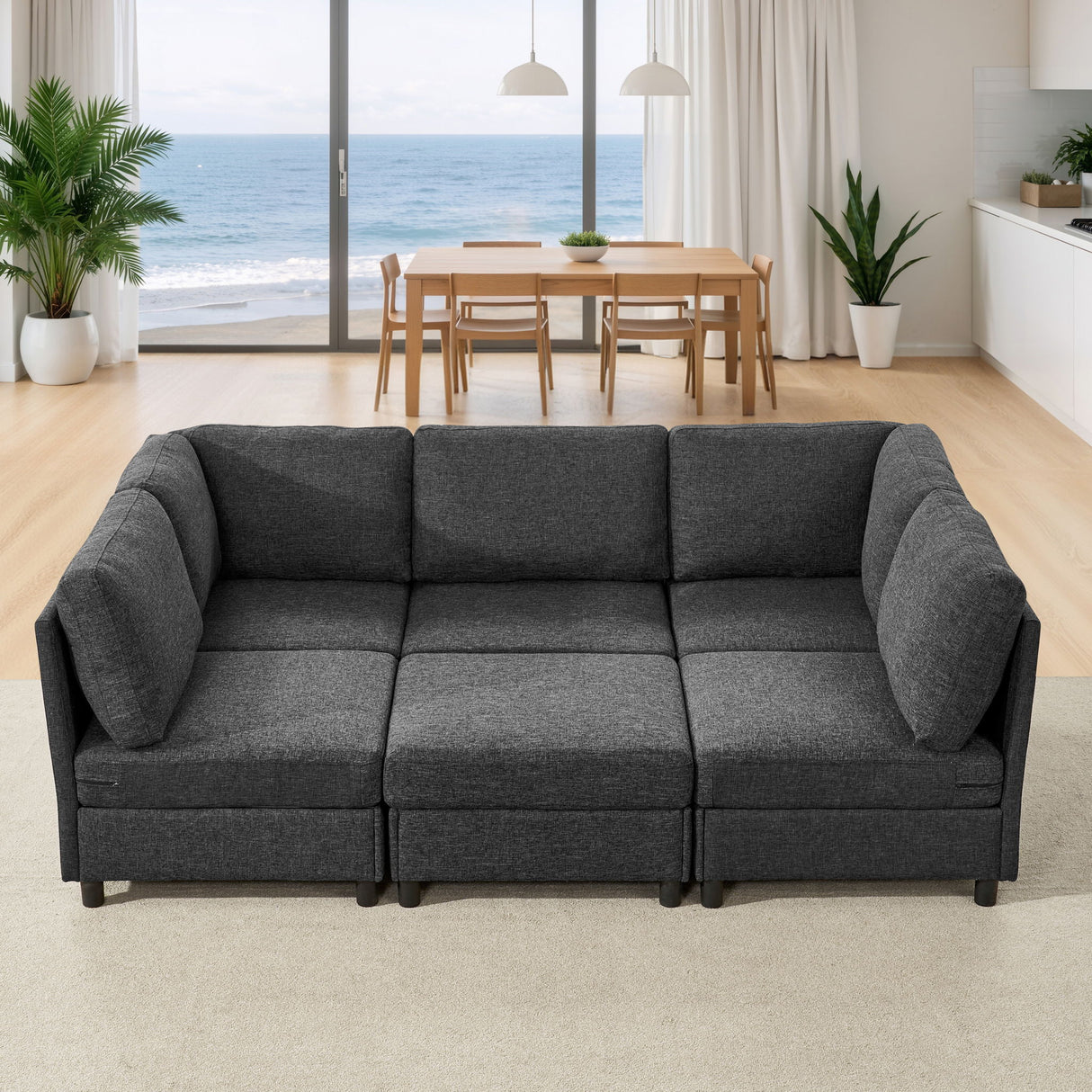 Modern Modular Sofa For Living Spaces