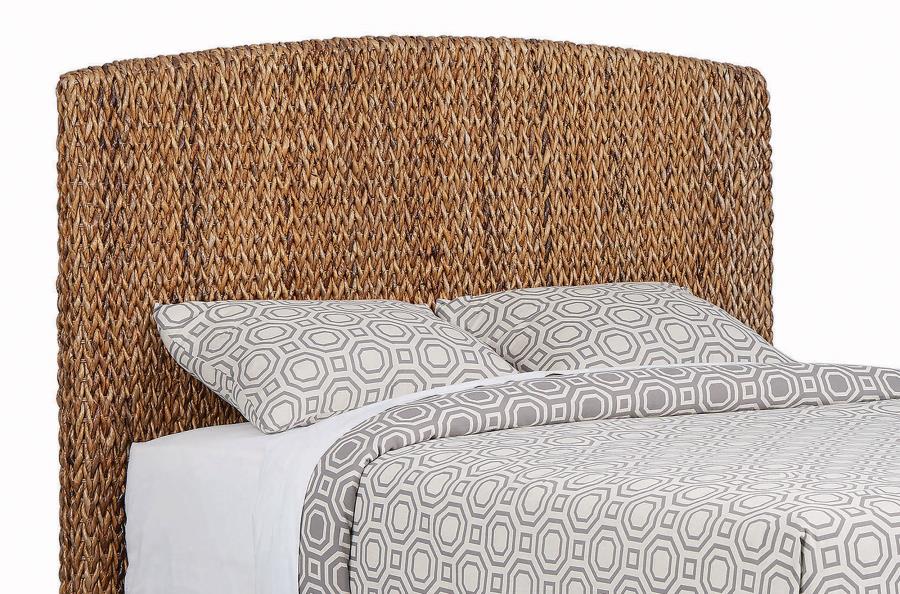 Laughton Woven Banana Leaf California King Headboard Amber - 300501KWB1