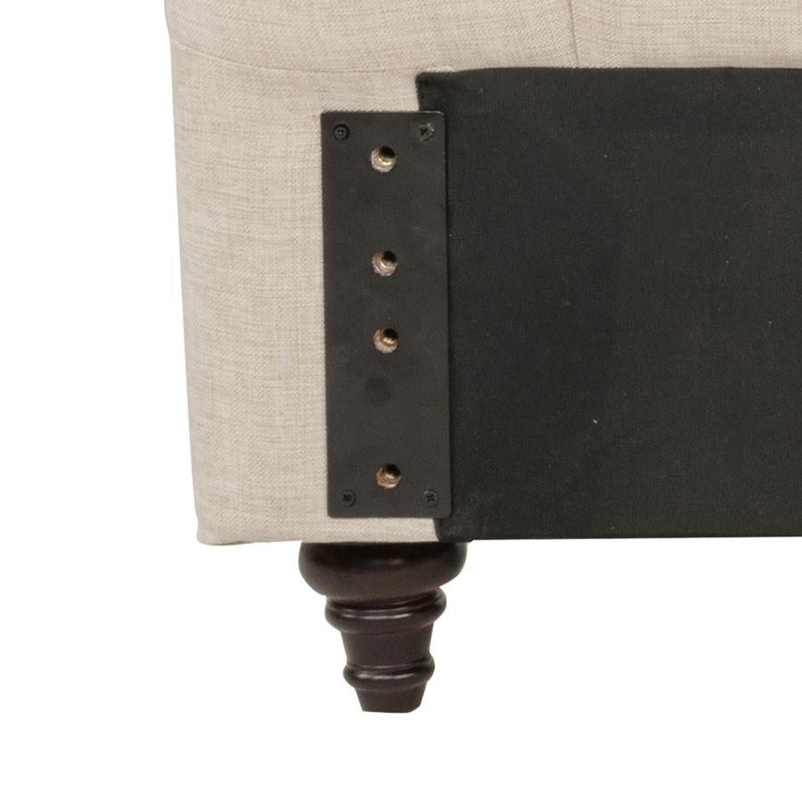 Devon 57-inch Upholstered Queen Headboard Beige - 300525QB1