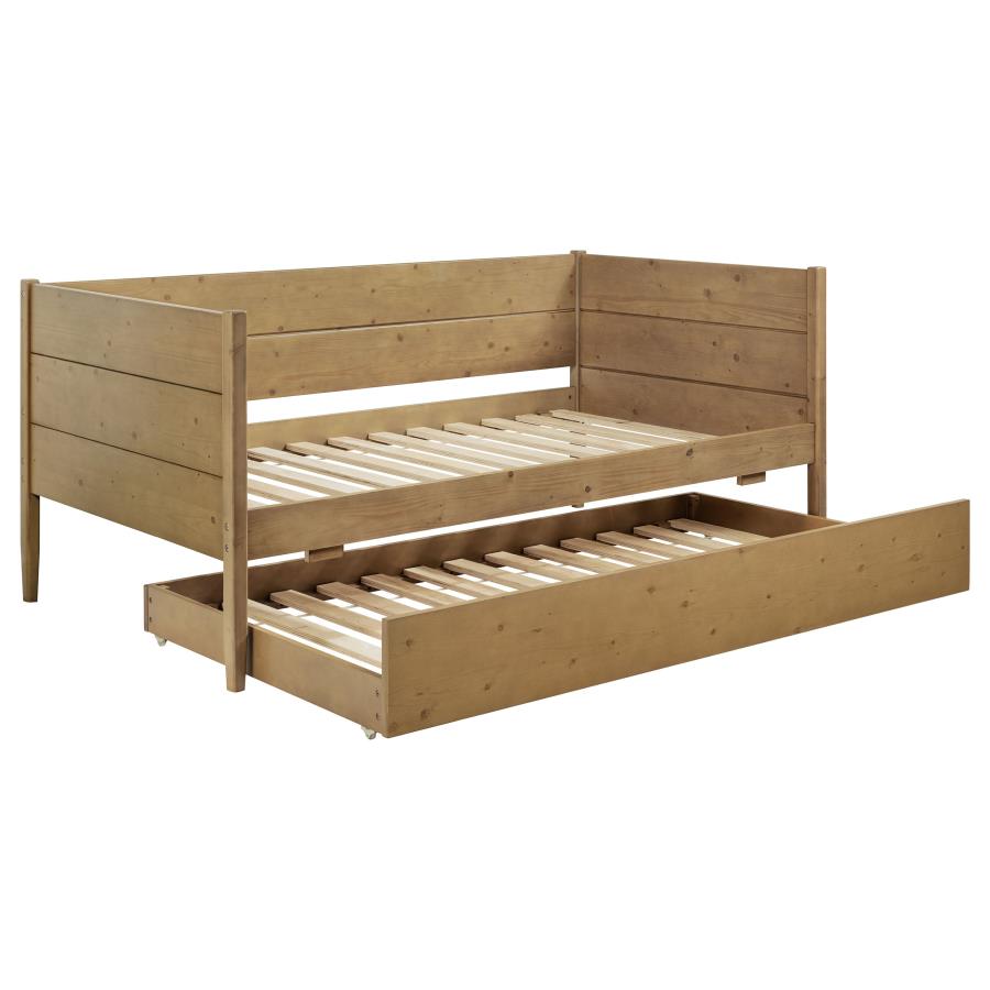 Calinda Wood Twin Daybed With Trundle Natural - 300685