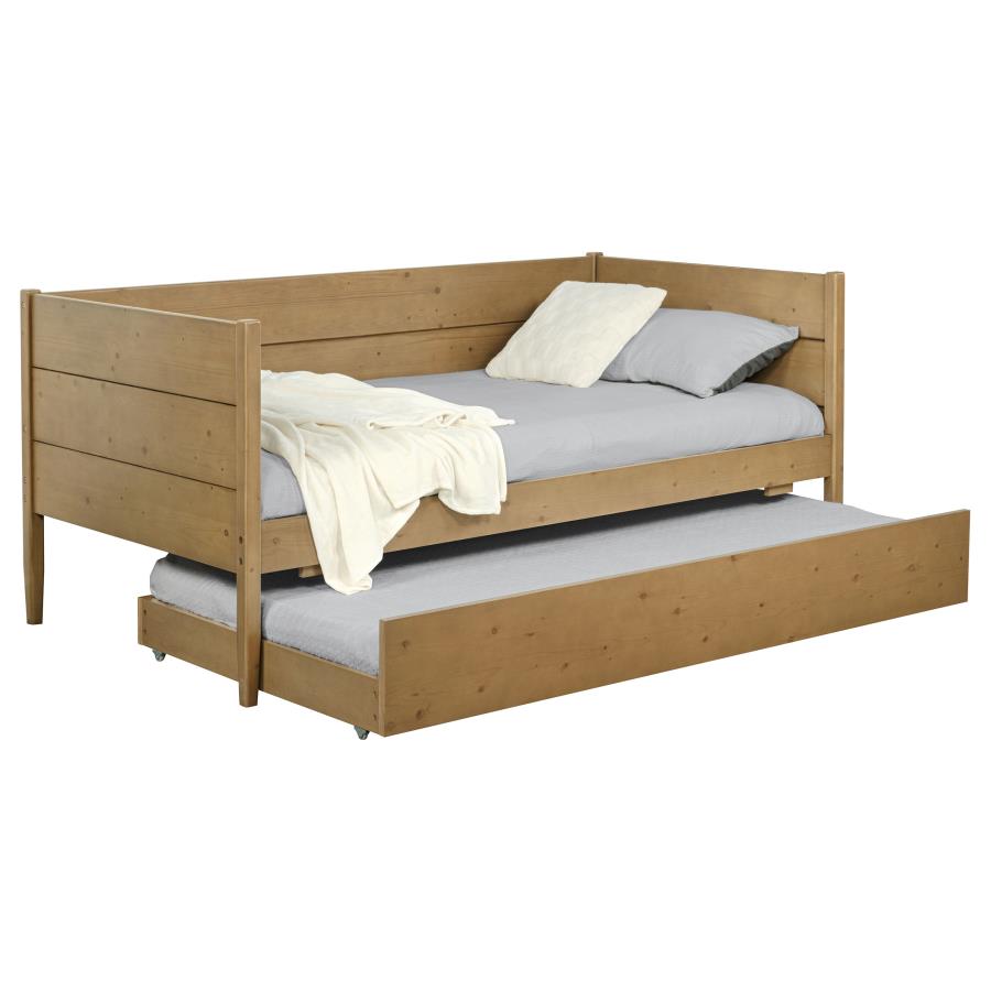Calinda Wood Twin Daybed With Trundle Natural - 300685