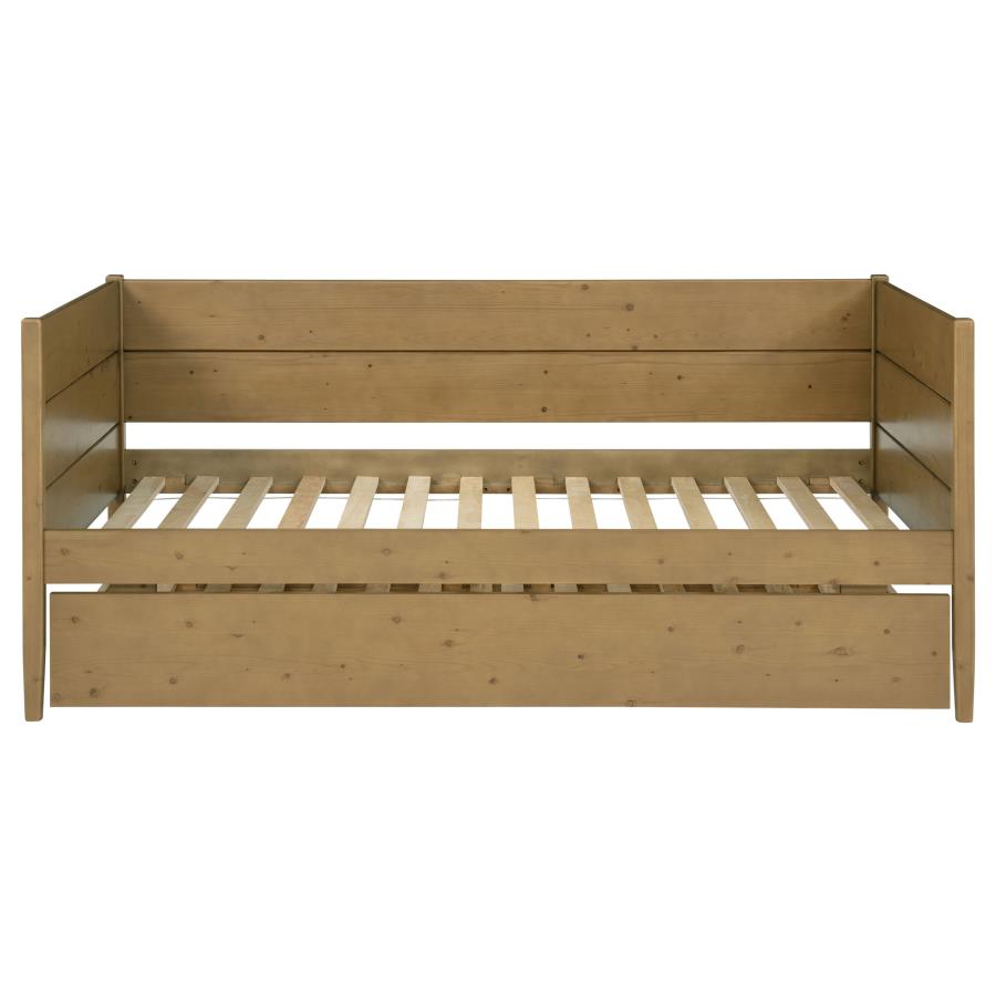 Calinda Wood Twin Daybed With Trundle Natural - 300685