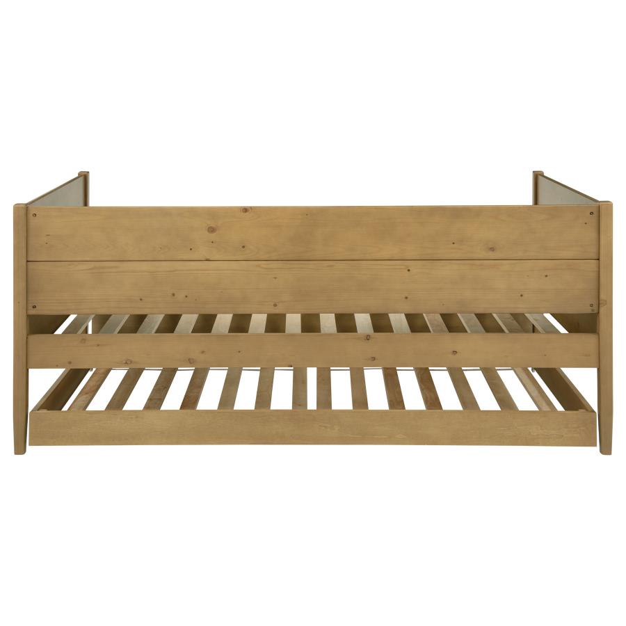 Calinda Wood Twin Daybed With Trundle Natural - 300685