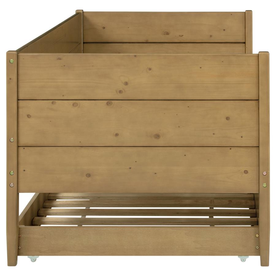 Calinda Wood Twin Daybed With Trundle Natural - 300685