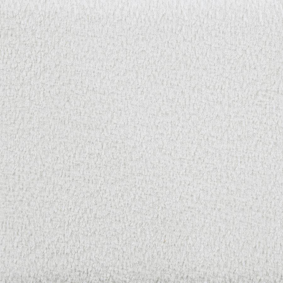 Patricia Boucle Upholstered Twin Day Bed with Trundle White - 300716