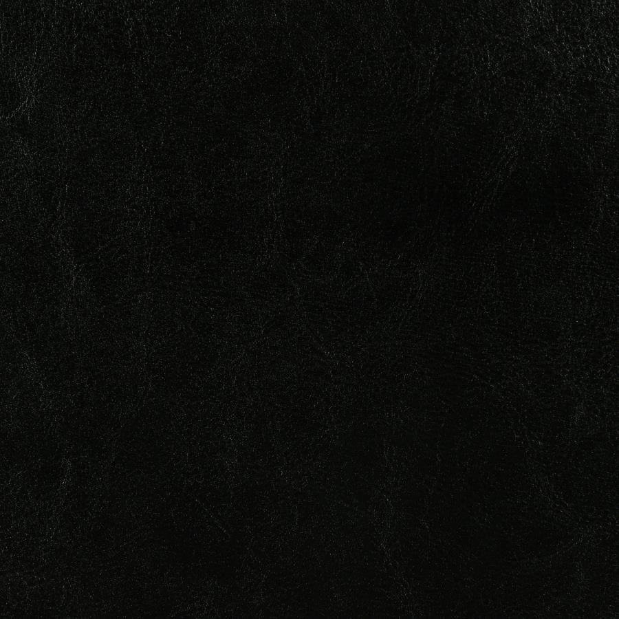 Dorian Faux Leather Upholstered California King Bed Black - 300761KW