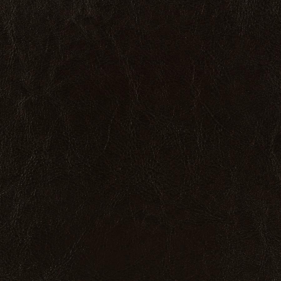 Dorian Faux Leather Upholstered California King Bed Brown - 300762KW