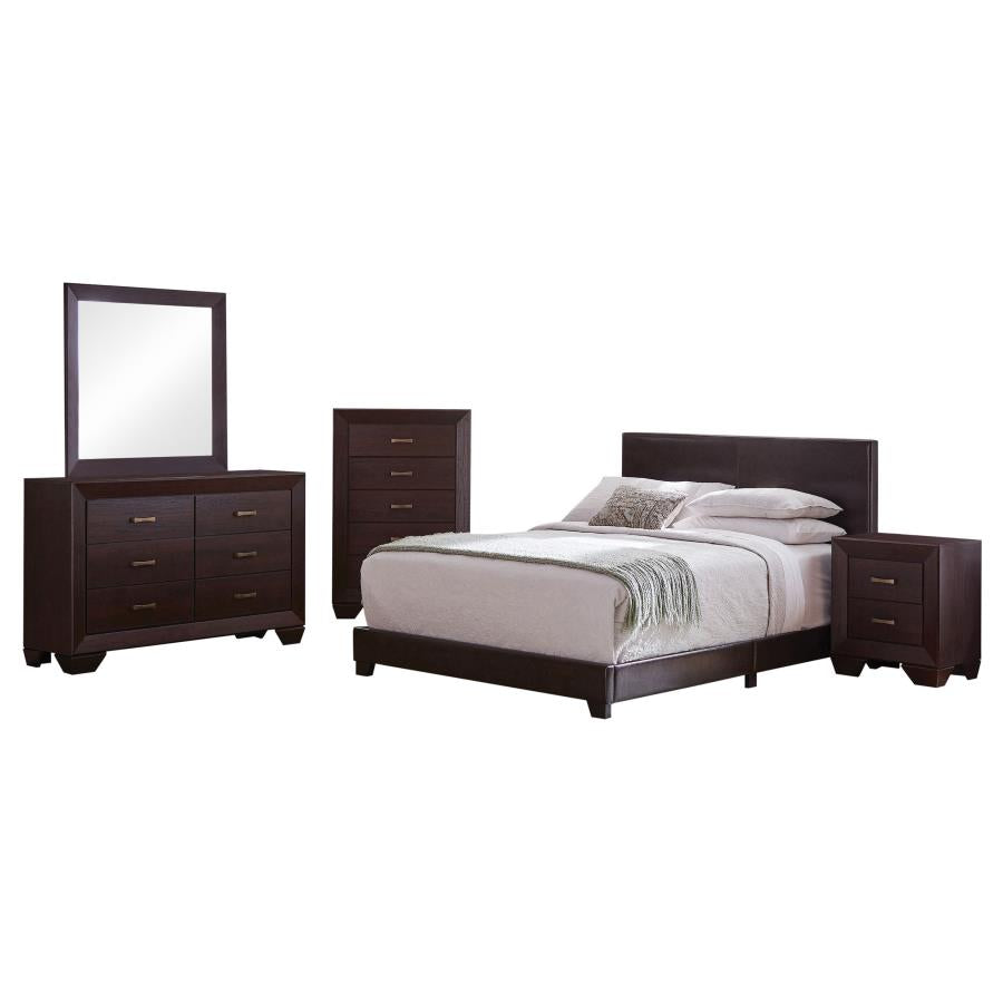 Dorian 5-piece Queen Bedroom Set Dark Cocoa - 300762Q-S5
