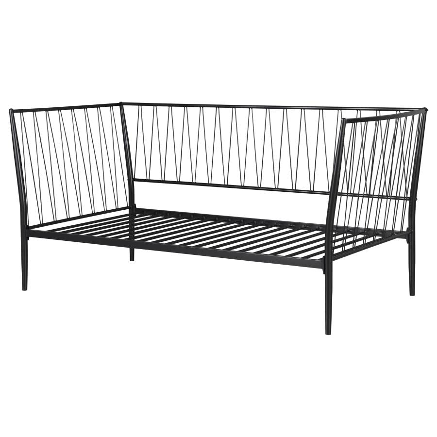 Richland Metal Twin Daybed Bed Frame Matte Black - 301057