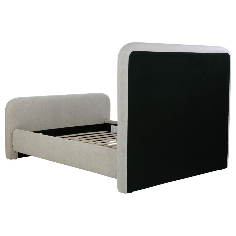 Wren Upholstered Queen Panel Bed Grey - 302052Q