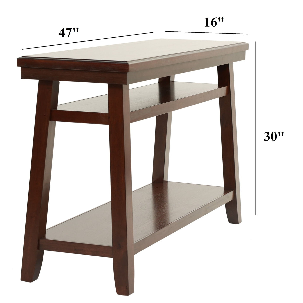 Table With Under Table Shelf Storage