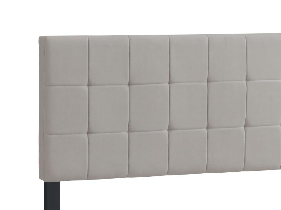 Fairfield Upholstered Eastern King Panel Bed Beige - 305952KE
