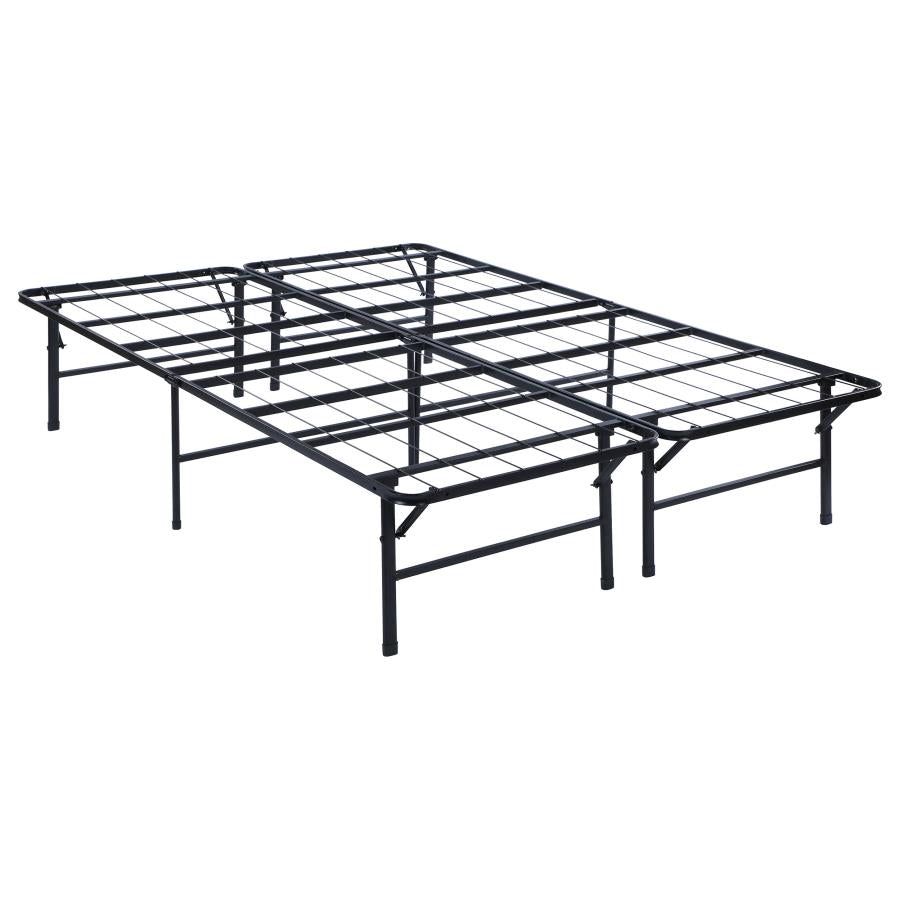 Mabel Metal Eastern King Mattress Support Platform Bed Black - 305957KE