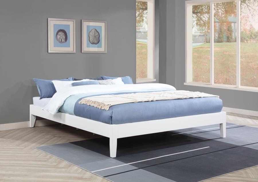 Hounslow California King Universal Platform Bed White - 306128KW