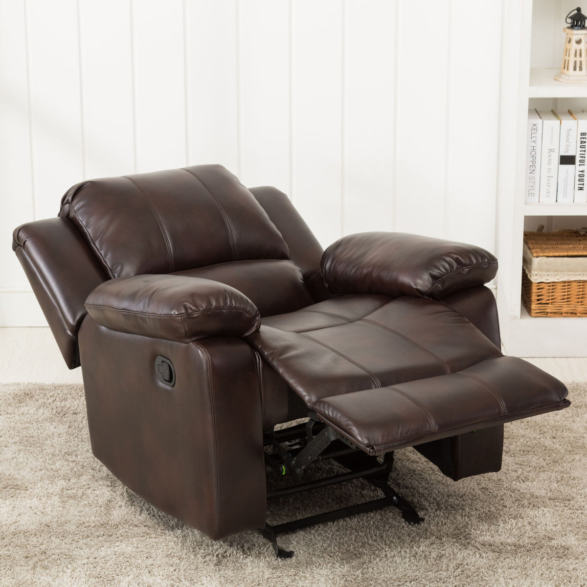 Charlotte - Glider Recliner - Burnished Brown