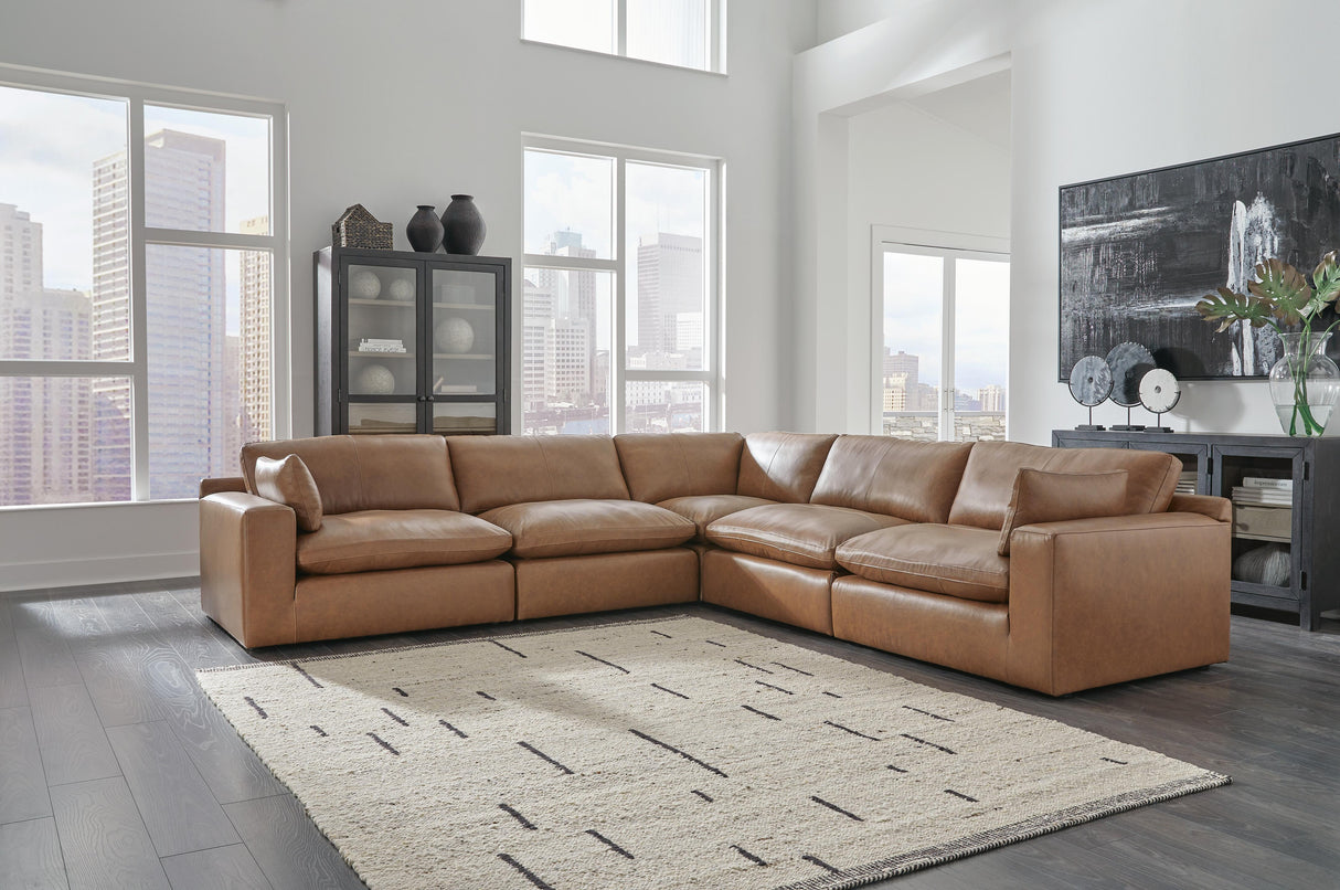 Emilia 5-Piece Sectional and Ottoman - 30901U1