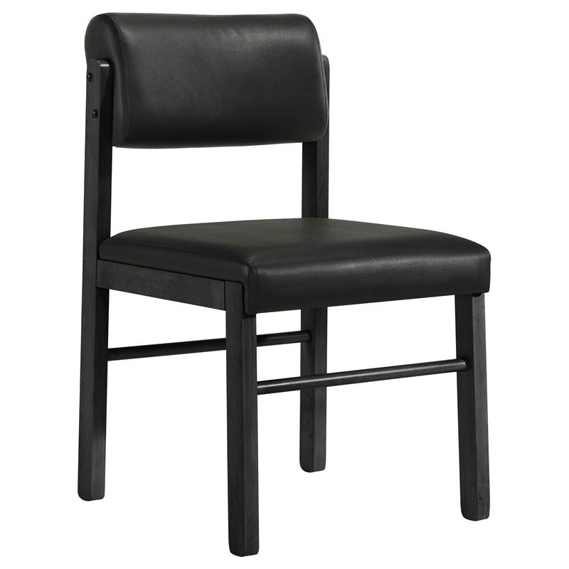 Kehoe Upholstered Dining Side Chair Black (Set of 2) - 193922BLK