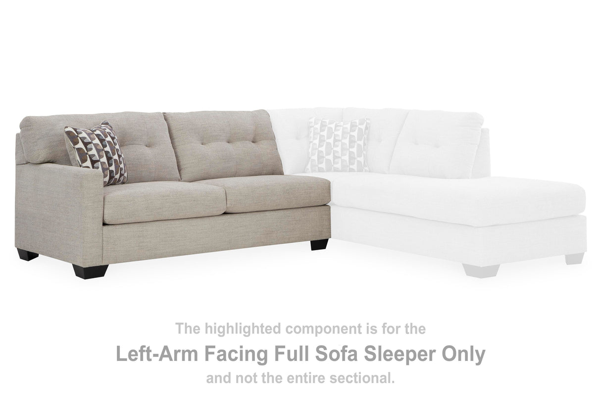 Mahoney Left-Arm Facing Full Sofa Sleeper - 3100410