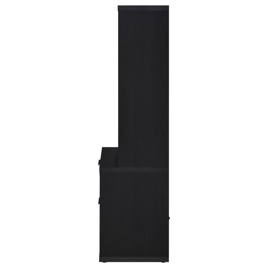Westpark 3-piece Twin Bedroom Set Bookcase Headboard Black - 315851T-SET