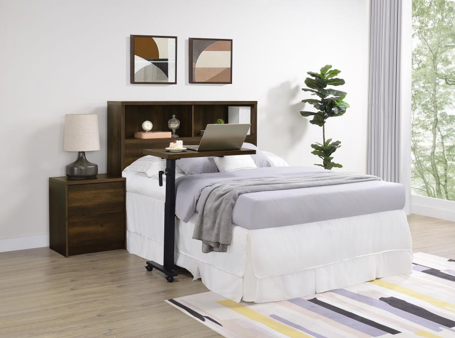 Westpark 49-inch Full Bookcase Headboard Dark Pine - 315881F