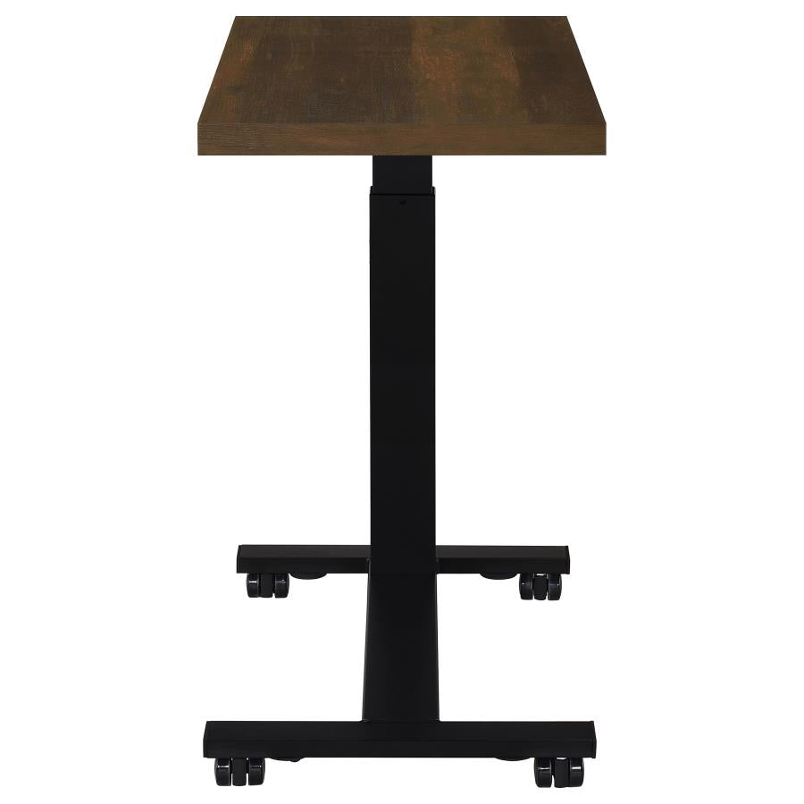 Westpark Height Adjustable Mobile Bedroom C-Table Dark Pine - 315886