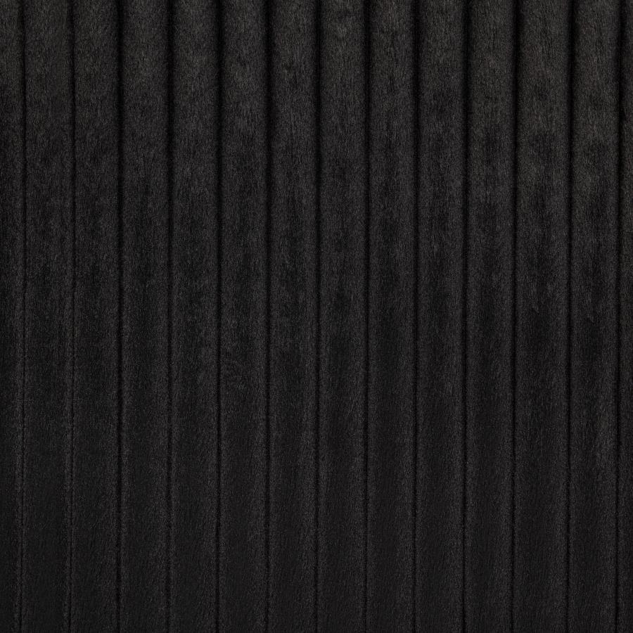 Centergrove Upholstered Eastern King Wingback TV Bed Black - 315945KE